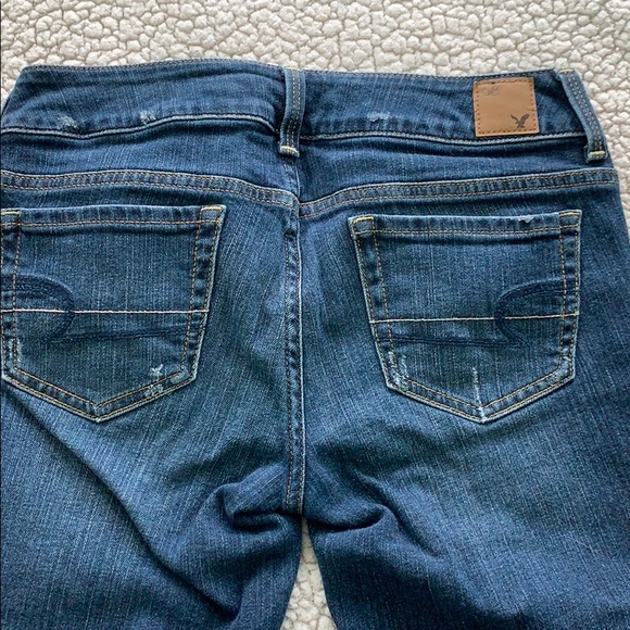 American Eagle cuffed artist stretch capris size4 - Picture 8 of 9